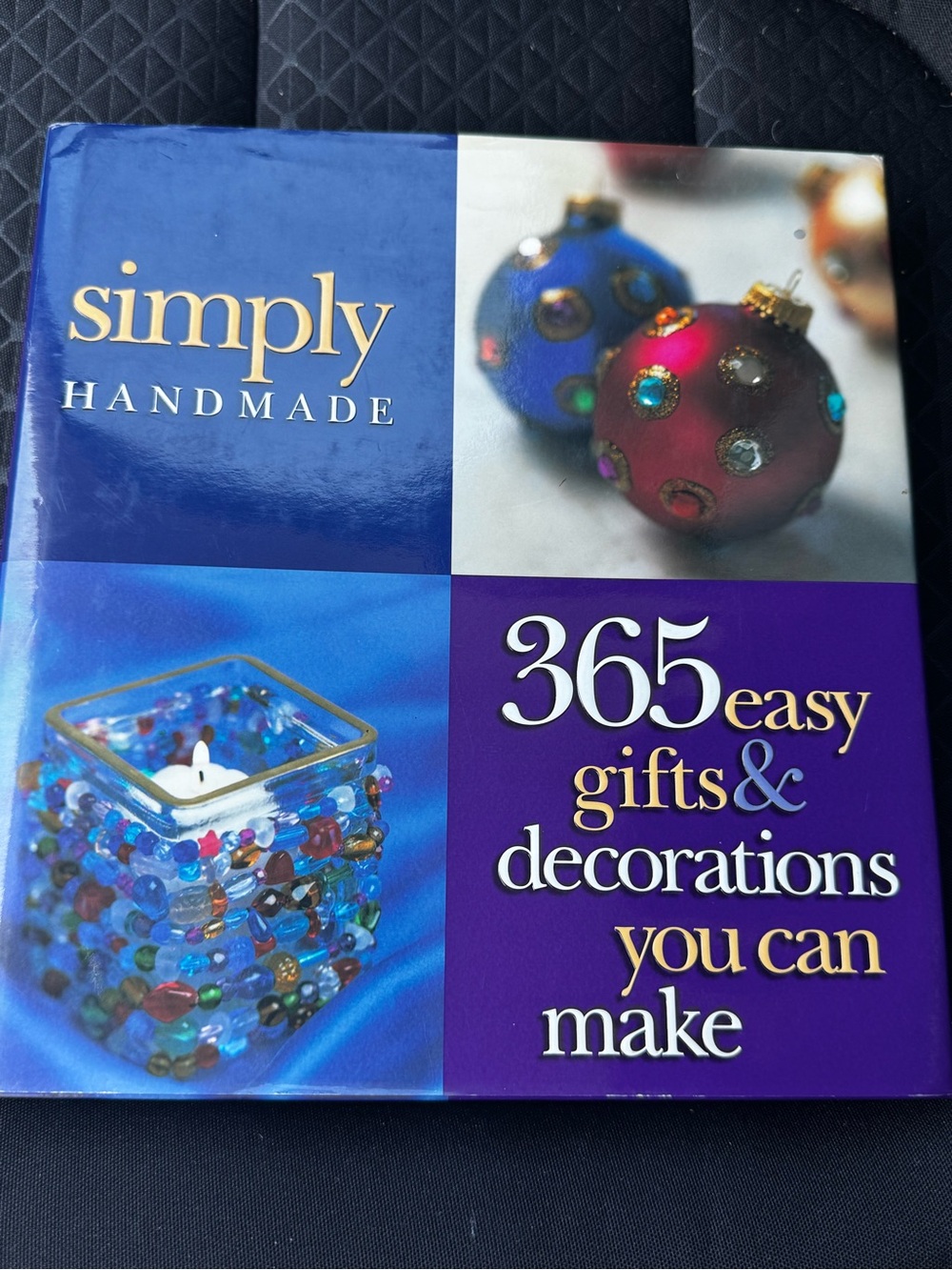Simply Handmade 365 Easy Gifts & Decorations Book - Blue/Purple Cover